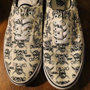 NEW Vans Era Van Doren "White Skulls"